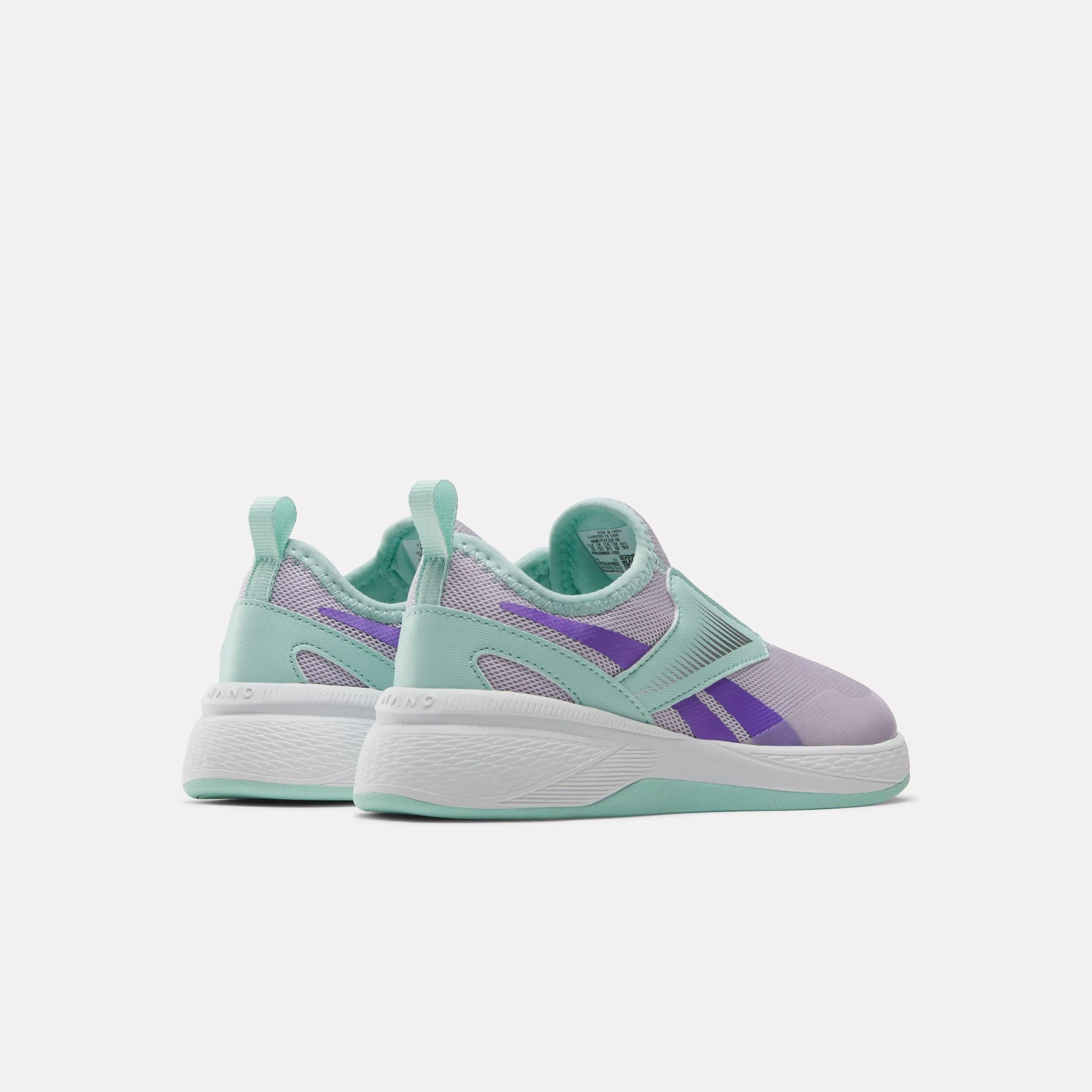 Reebok Footwear Kids Nano Play Slip-On Shoes - Pre-School DIGITALGLEAM/GLITCHAQUA/SOLARP