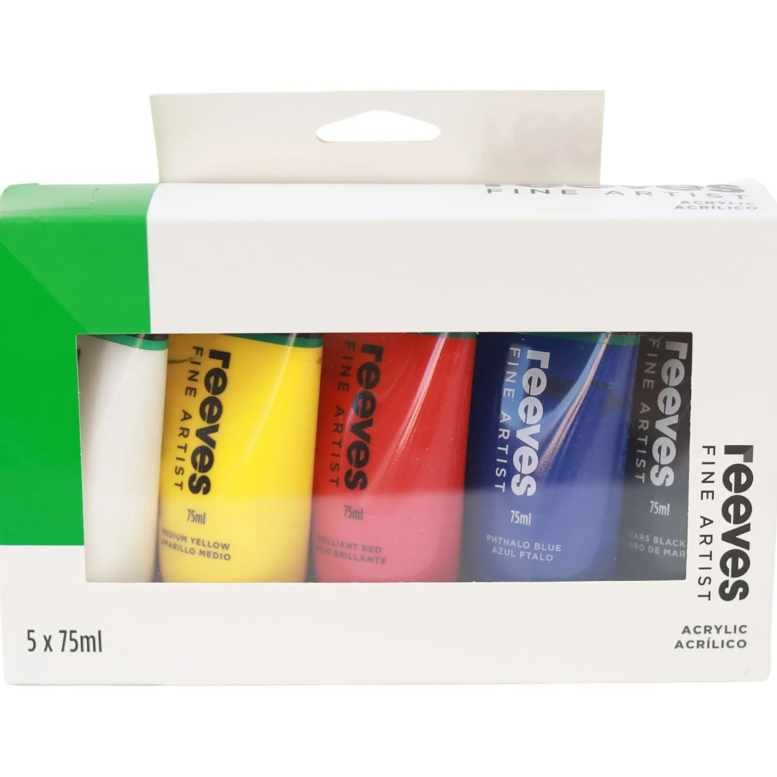 Reeves - Fine Acrylic Tube Set 5 x 75ml