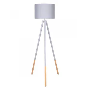 SARANTINO ADJUSTABLE HEIGHT ARC FLOOR LAMP ANTIQUE BRASS SHADE