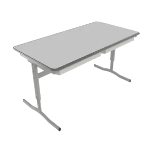 Sebel Adjustable T Leg Rectangle Table