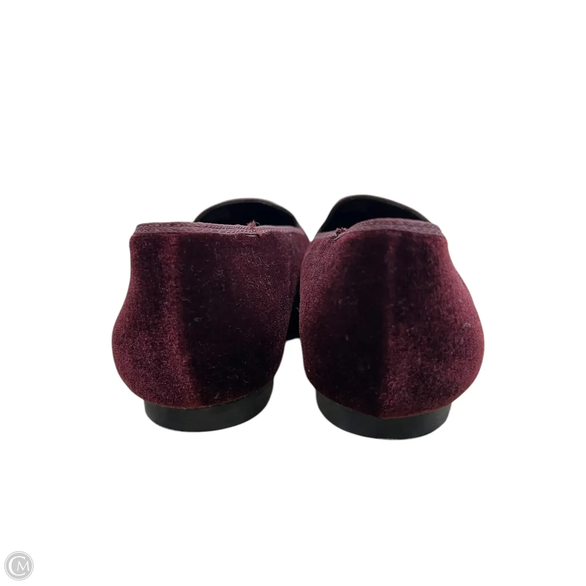 Shoes Flats By Zara In Maroon, Size: 8.5