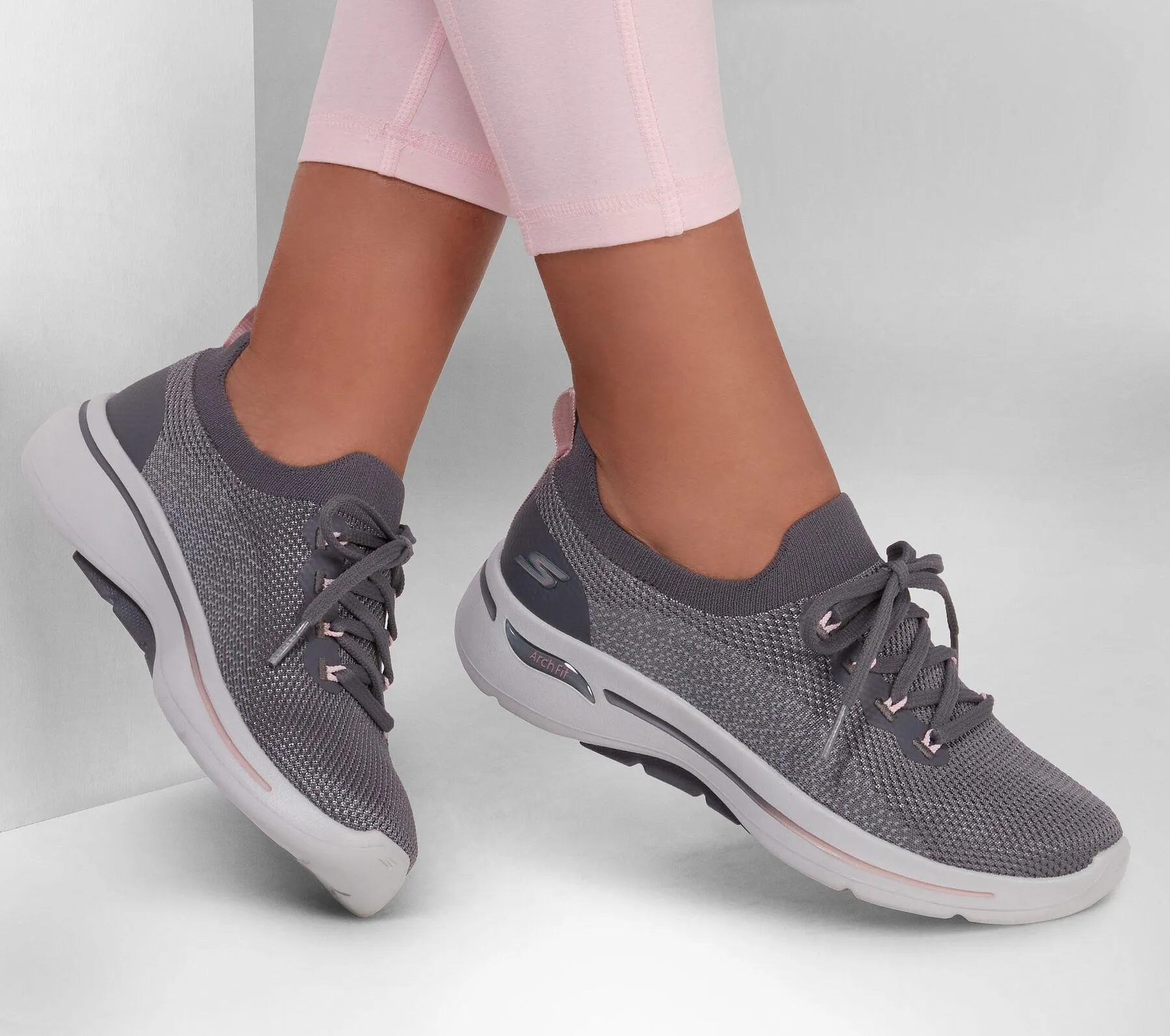 Skechers (GAR124863) Ladies Sports Go Walk Arch Fit Clancy Shoes in UK 3 to 8