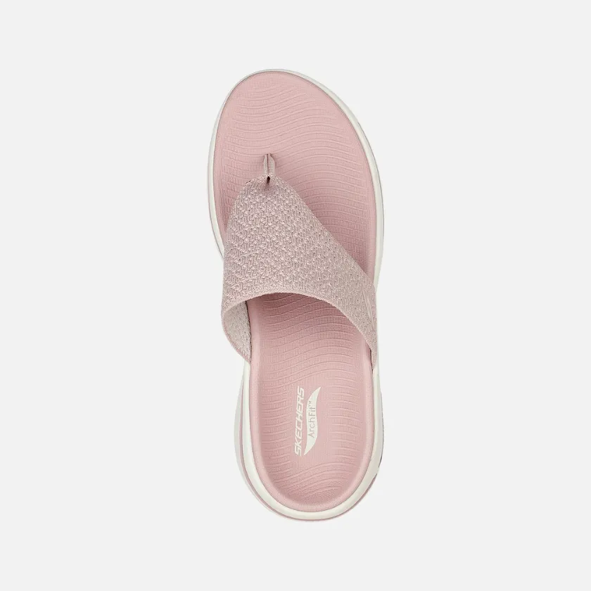 Skechers Go Walk Arch Fit Sandal Weekender Women's Slide -Mauve