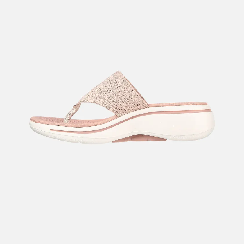 Skechers Go Walk Arch Fit Sandal Weekender Women's Slide -Mauve