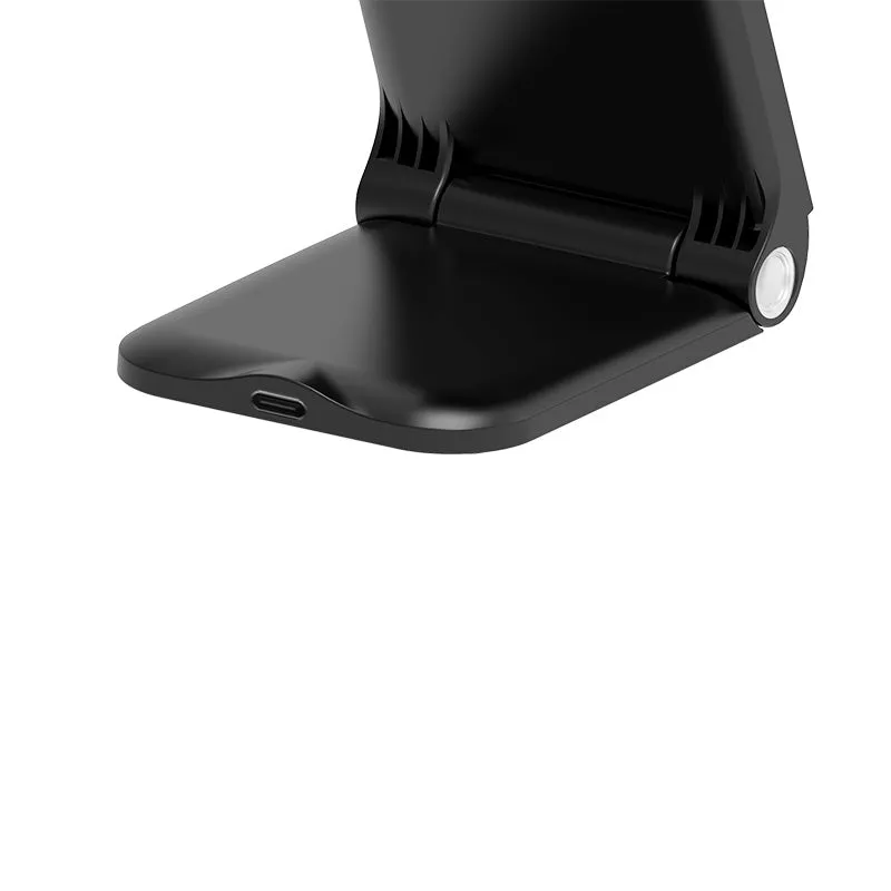 Small Vanity Make Up Mirror Wireless Charge Phone Foldable Mirror Adjustable Height