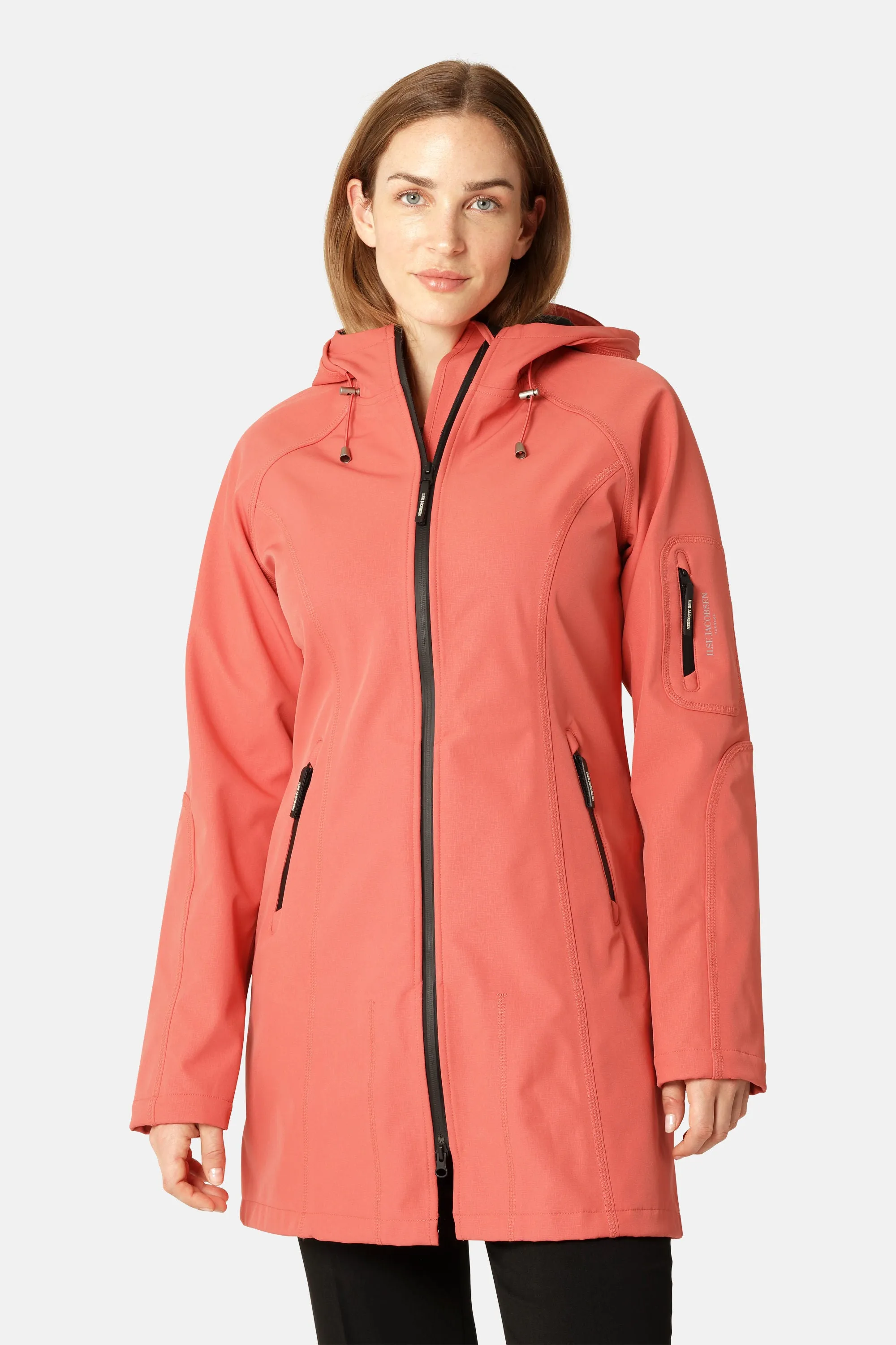 Softshell Regnjacka - Spiced Coral