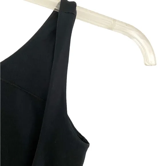 Spanx Power Conceal-Her Open-Bust Mid-Thigh Bodysuit Black Size Small