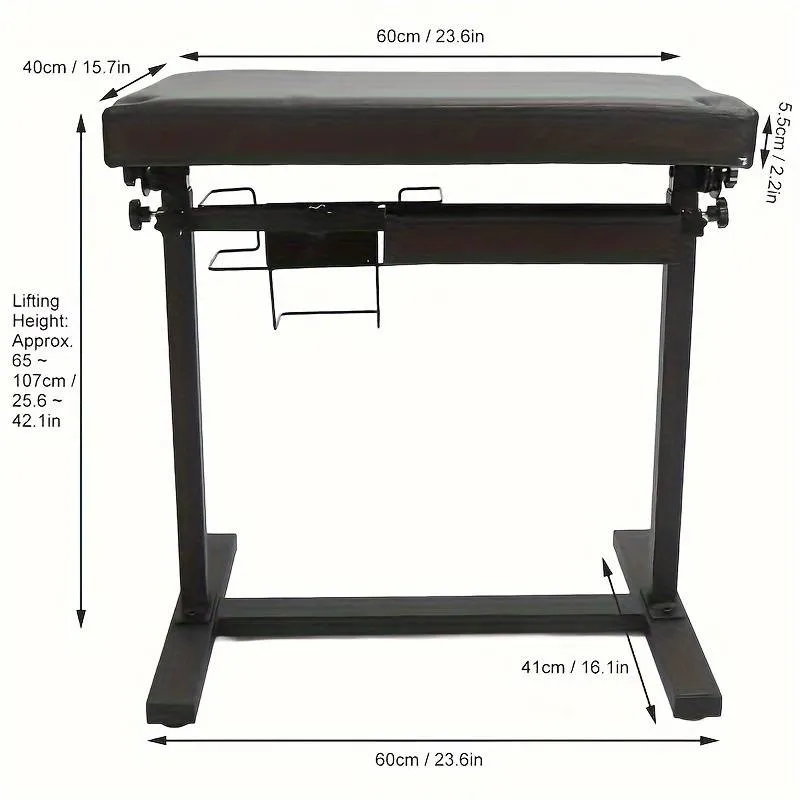 Sturdy Iron Tattoo Workstation With Adjustable Height & Direction