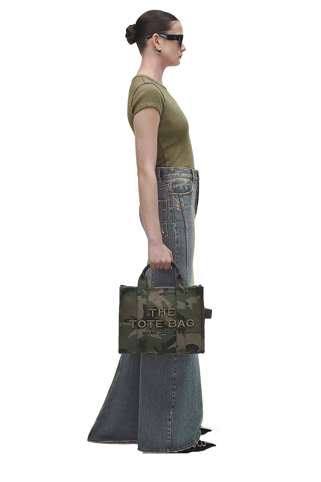 The Camo Jacquard Medium Tote Bag