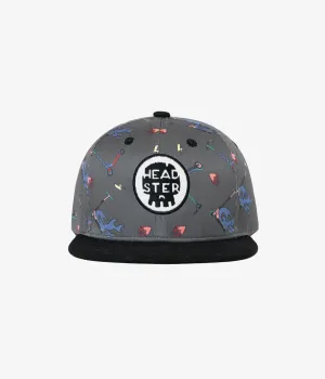 The Fast Track Snapback - Charcoal - KIDS