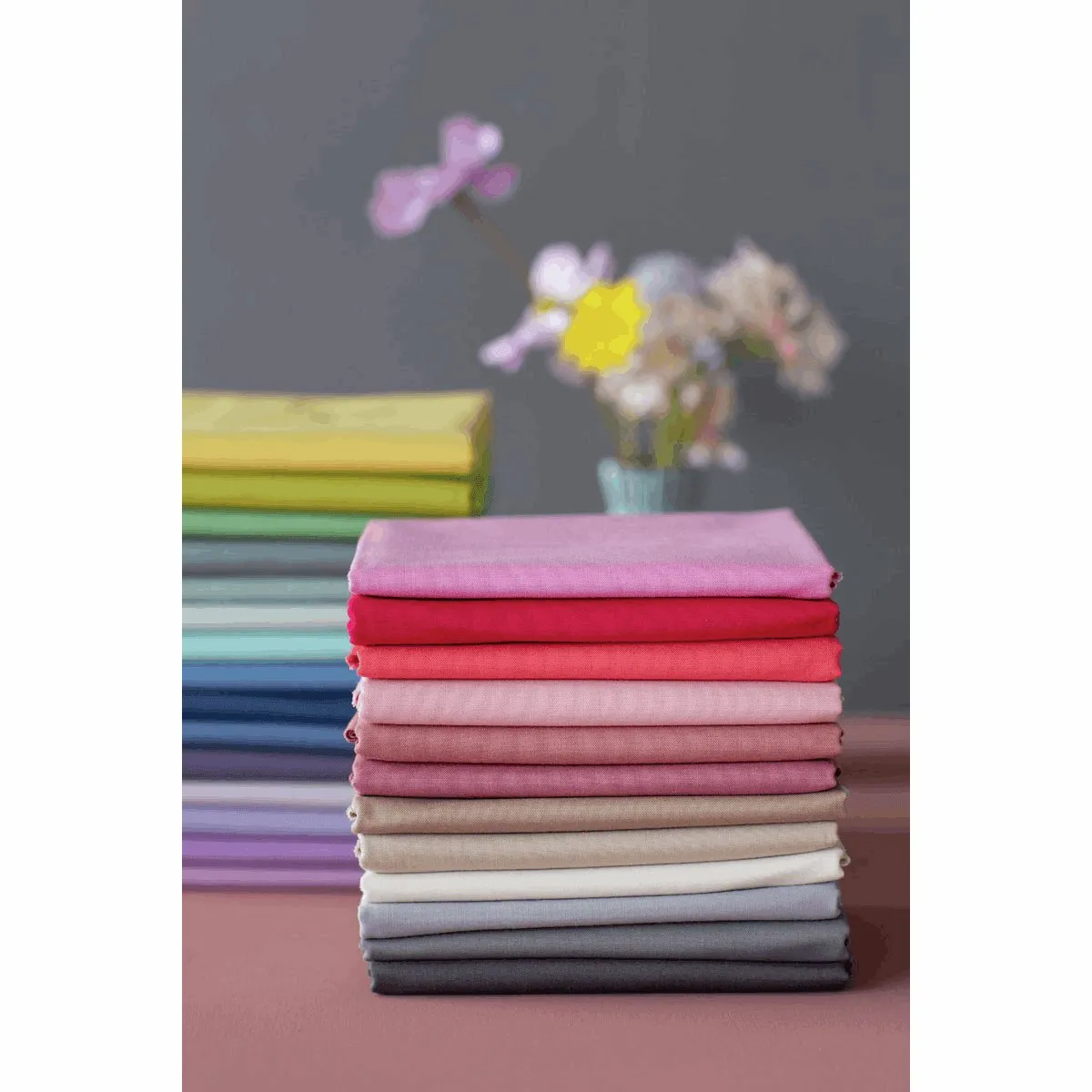 Tilda Solid Fabric | Rain Grey