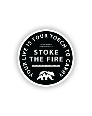 Torch Sticker - Black