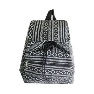 Tribal Boho Canvas Multi Colored Back Pack