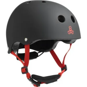 Triple 8 LIL 8 Certified Youth Helmet Black Rubber