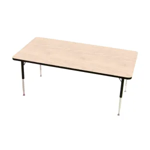 Tuf-Top™ Height Adjustable Rectangular Table (Maple)