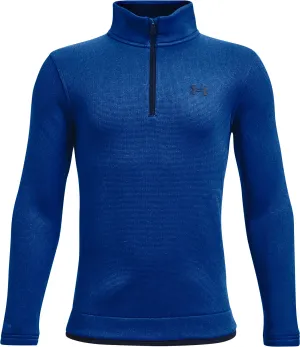 Under Armour SweaterFleece Half Zip Long Sleeve Junior Training Top - Blue