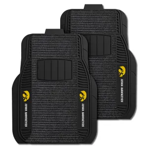 University of Iowa 2-pc Deluxe Car Mat Set