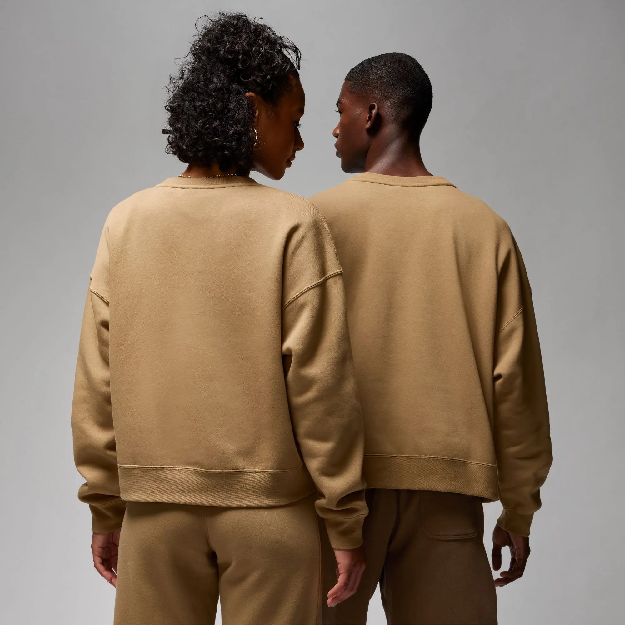 W BROOKLYN FLEECE CREW BY JORDAN MOSS "DK DRIFTWOOD"