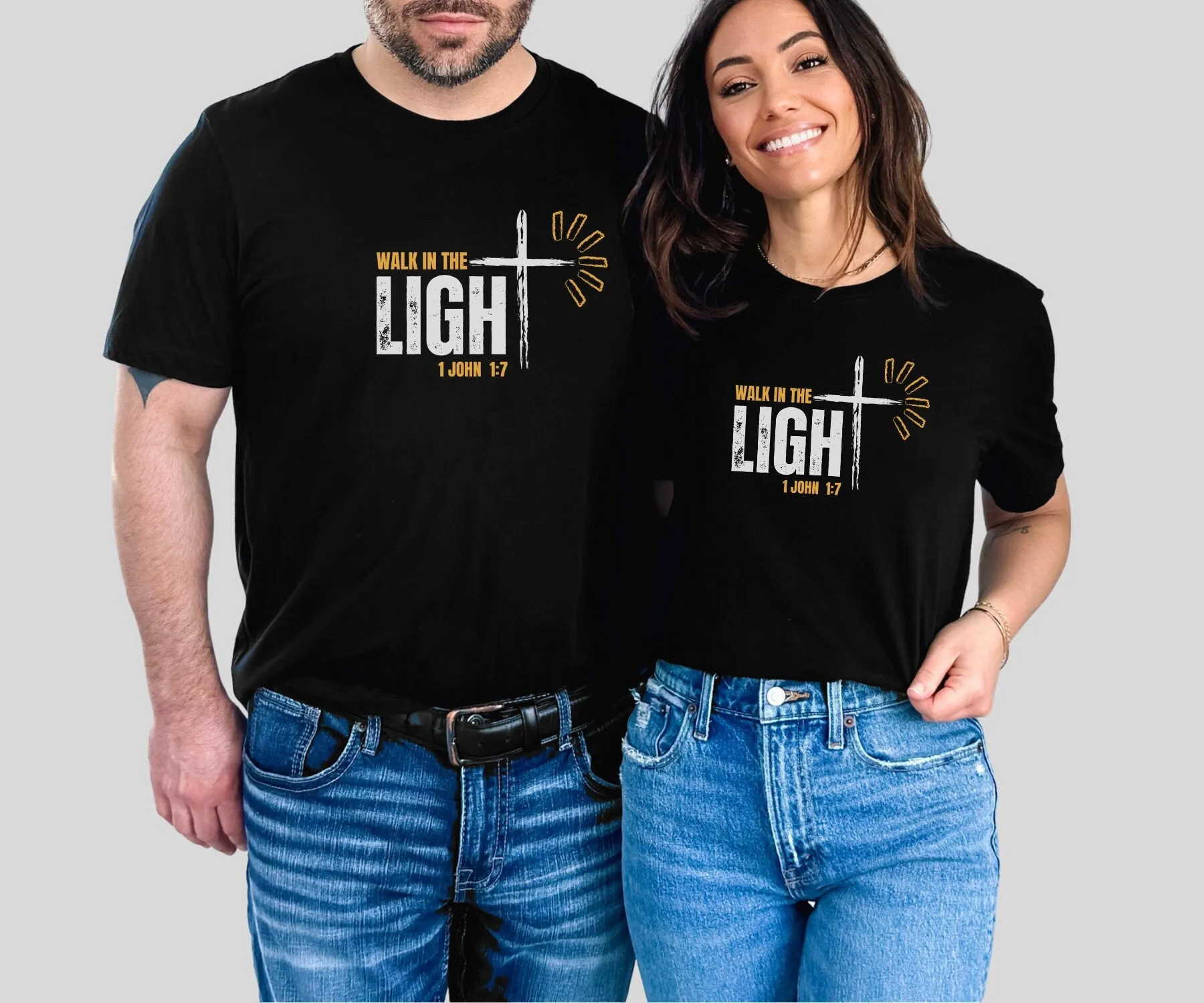 Walk in the Light Unisex Christian T-Shirt