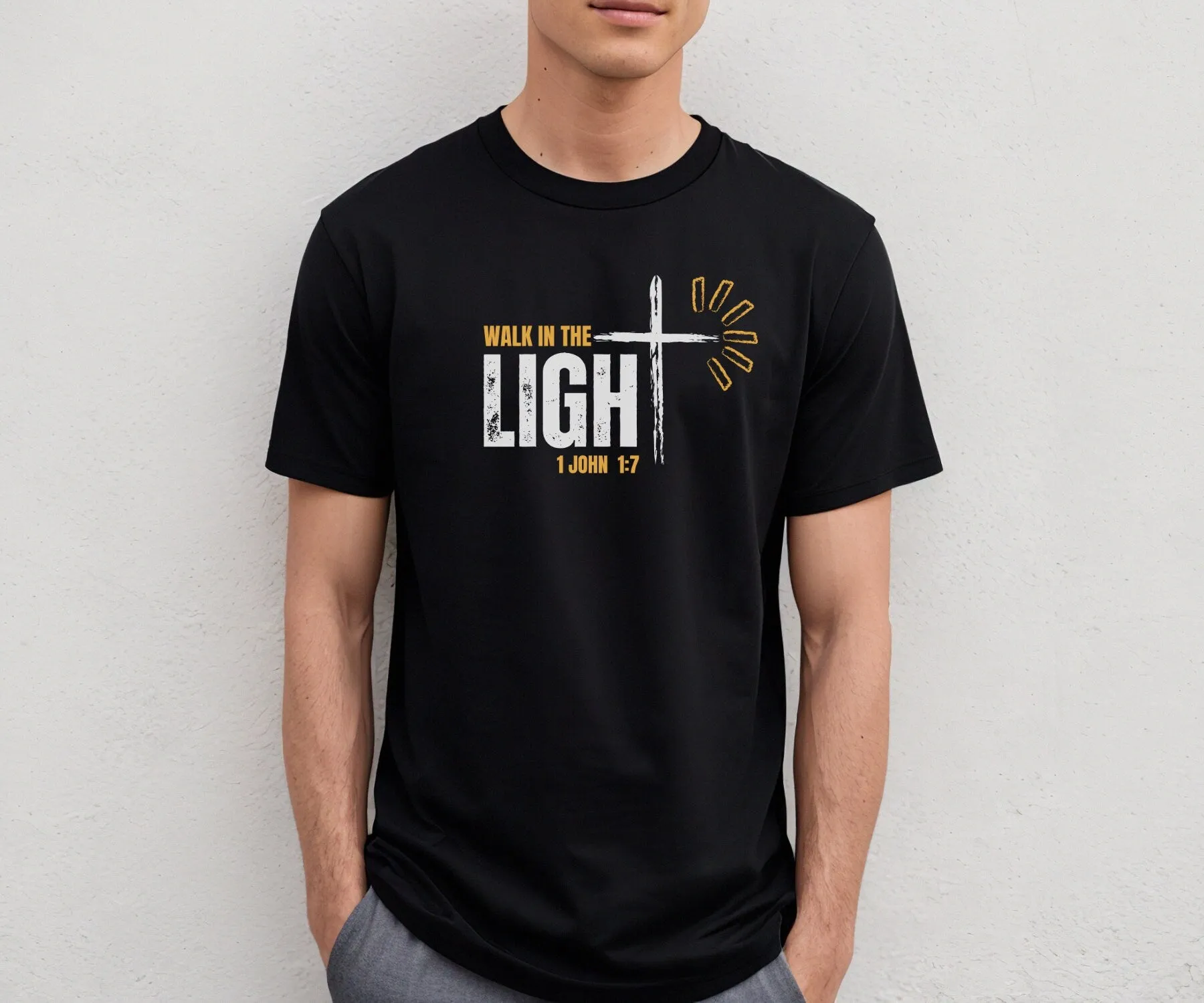 Walk in the Light Unisex Christian T-Shirt