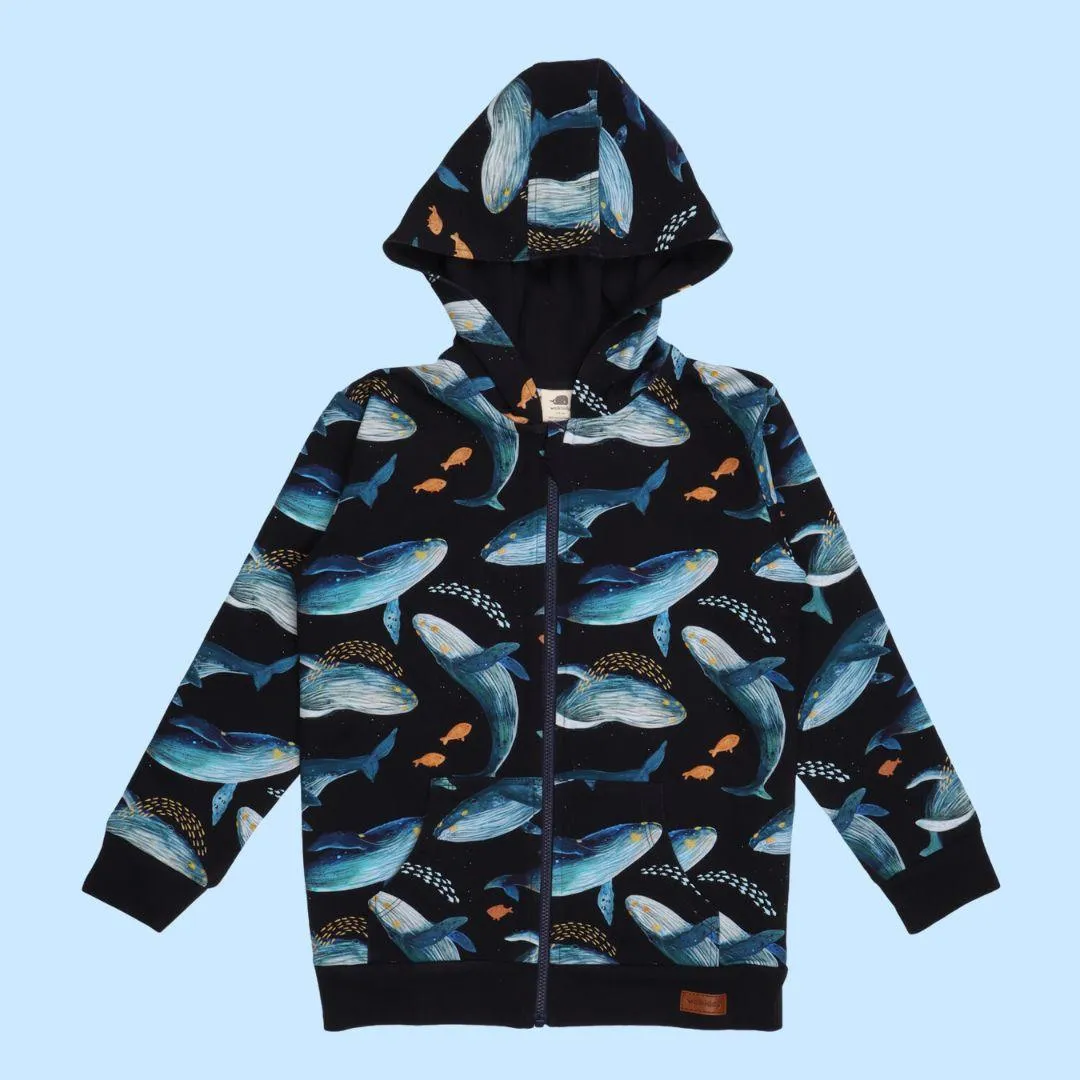 Walkiddy Humpback Whales Hooded Jacket