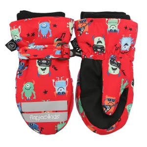 Water Repellent Ski Mittens - 4-6y