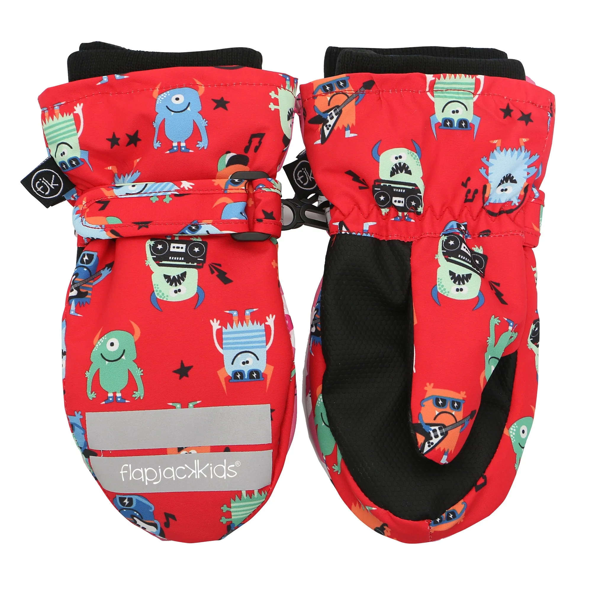 Water Repellent Ski Mittens - 4-6y