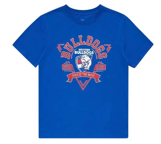 Western Bulldogs Youths Banner Tee