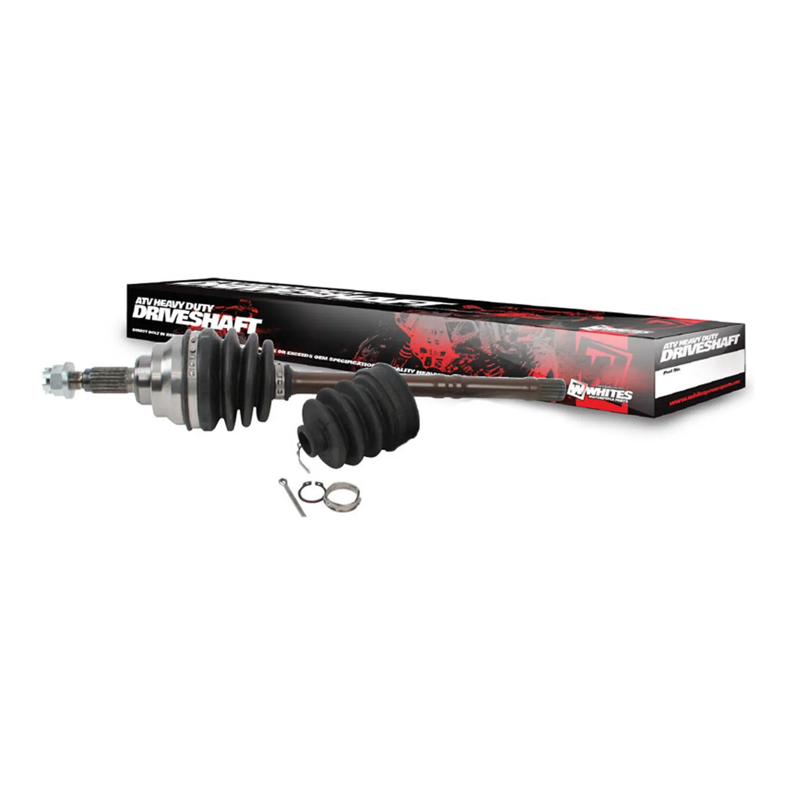 Whites CV Axle Shaft Polaris Rear Left-hand or Right-hand (with TPE Boot)
