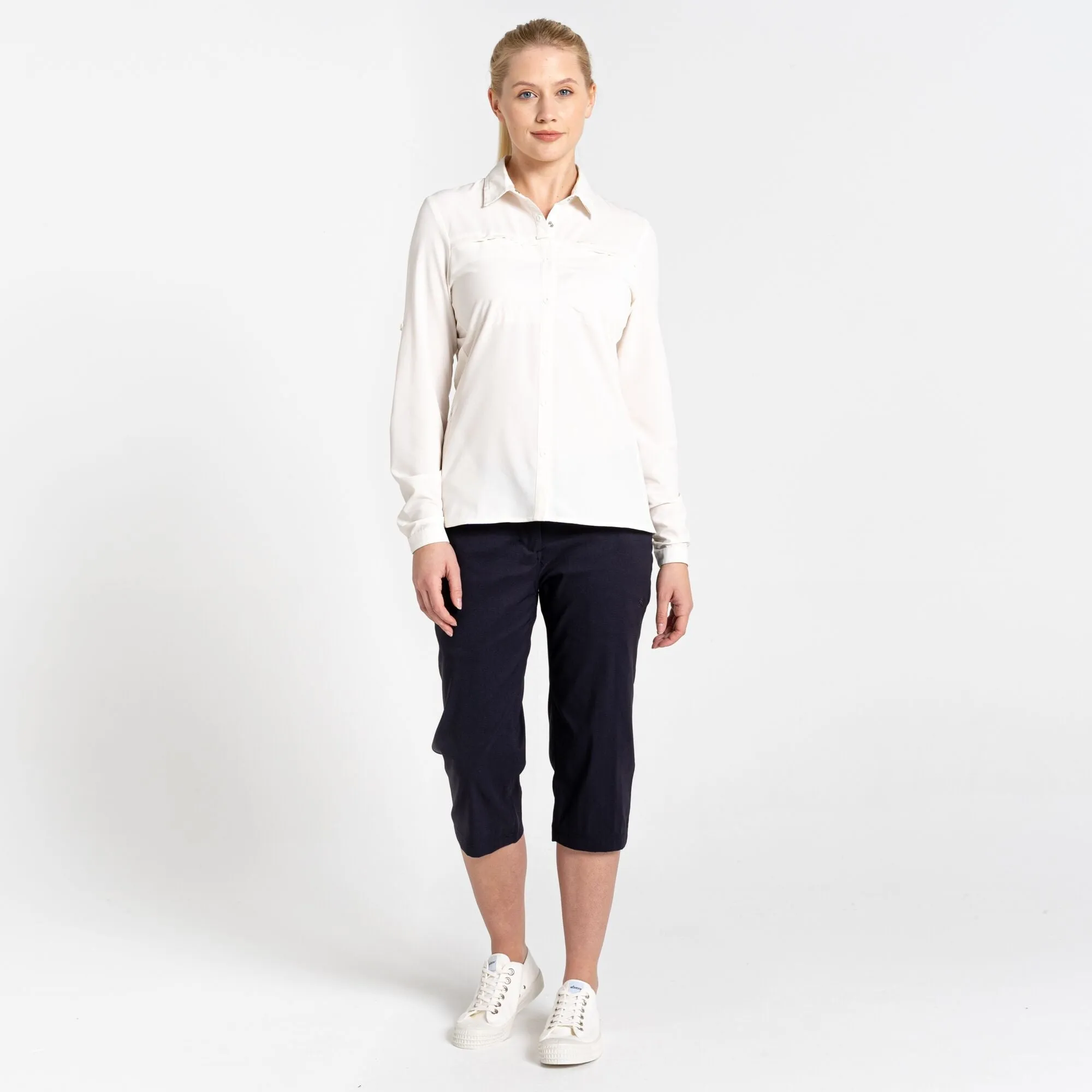Women's Kiwi Pro II Crop Trousers | Dark Navy