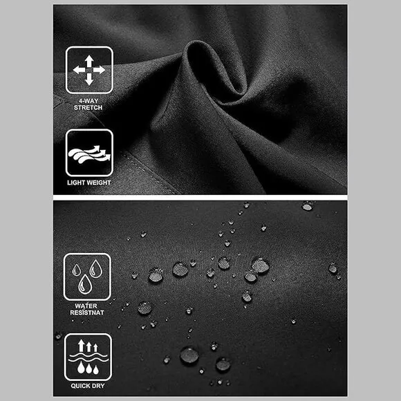 Women's Lightweight Hiking Cargo Shorts Quick Dry Athletic Shorts for Camping Tr