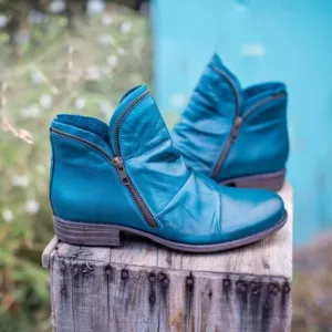 Women's Vintage Waterproof Zip Boots | Walking