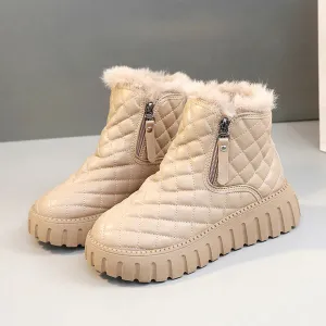 Women's Winter Fleece Warm Boots