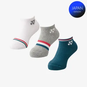 Yonex 19223JEX Junior 3-Pack Sport Low Cut Socks