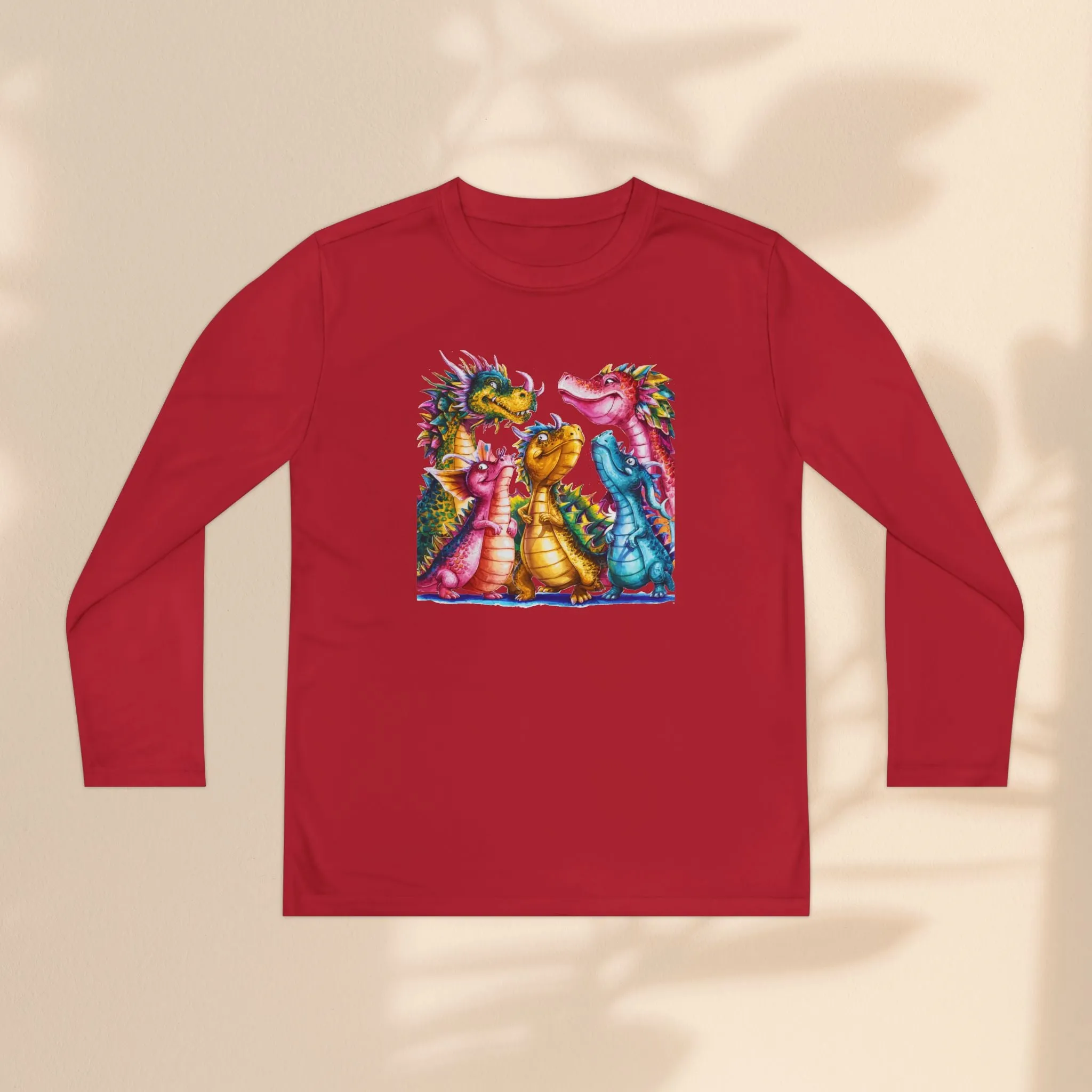 Youth Long Sleeve Competitor Tee - Dragon Joy