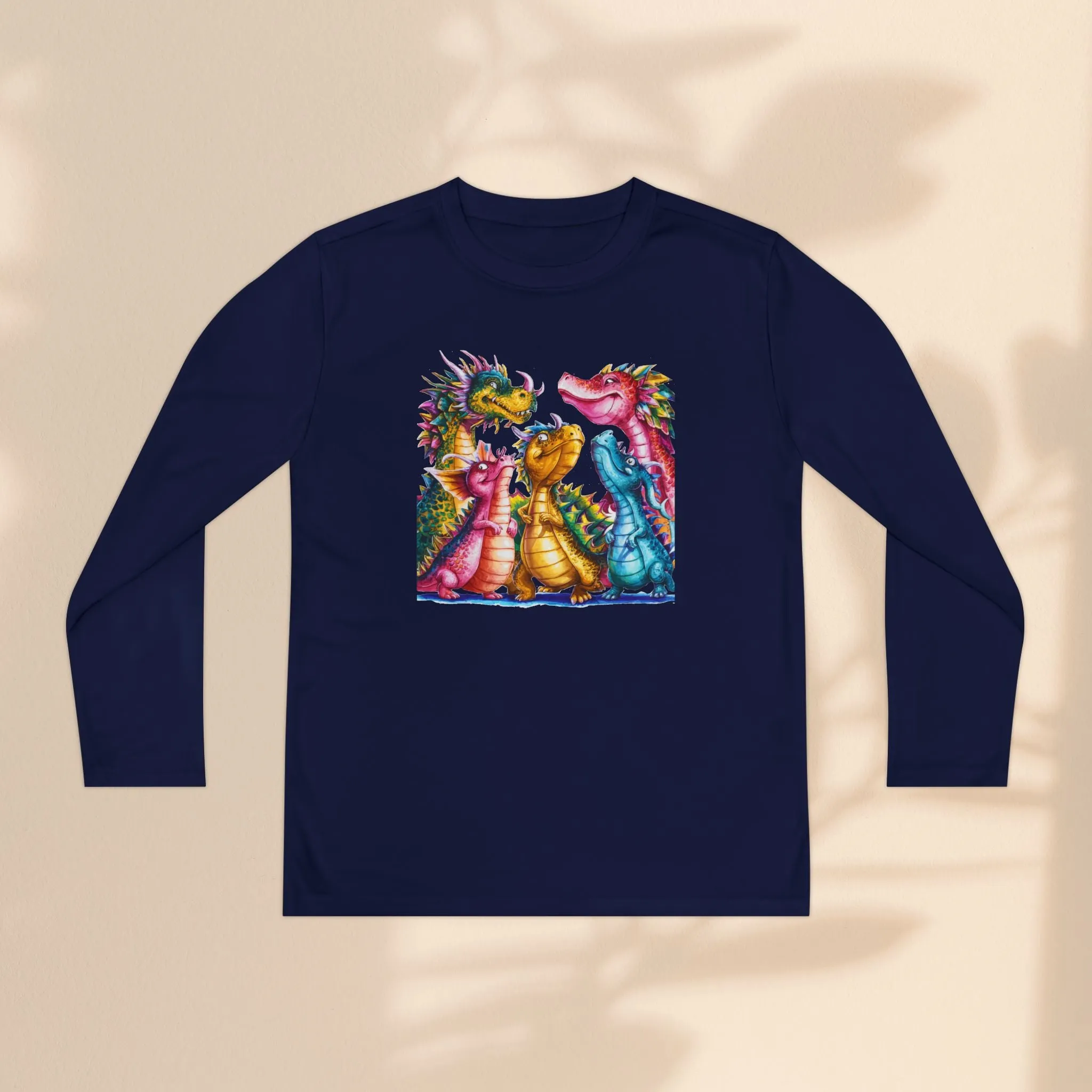 Youth Long Sleeve Competitor Tee - Dragon Joy