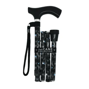 Zebras Crossing Cane (Foldable & Adjustable Height) | The Cane Collection