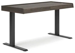 Zendex Dark Brown 55" Adjustable Height Desk